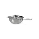 Le Creuset Classic Stainless Steel Round Chefs Pan, 3.5 Qt.