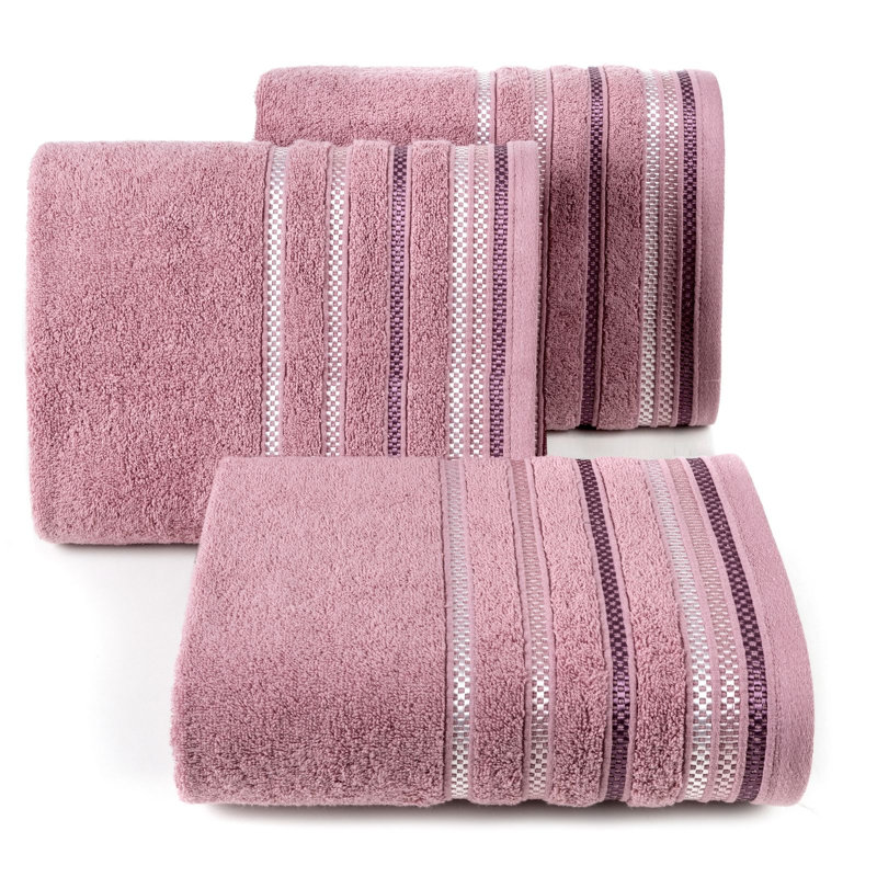 Honey-Marie Midweight Jacquard Hand Towel, Purple