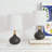 14'' Ceramic And Wood Modern Table Lamp Set For Bedroom-247103229