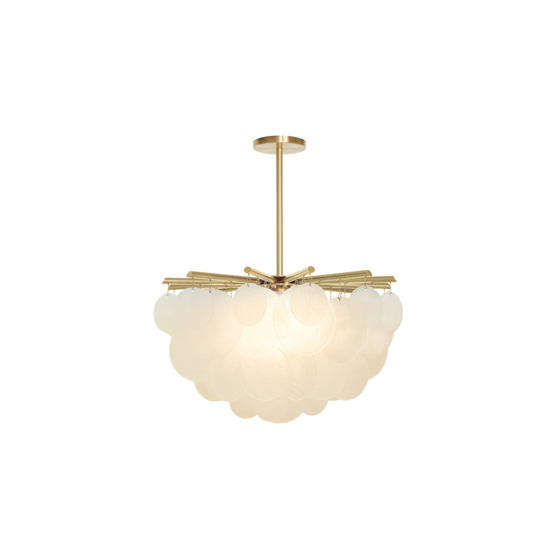 Nimbus 4 - Light Chandelier, Satin Brass