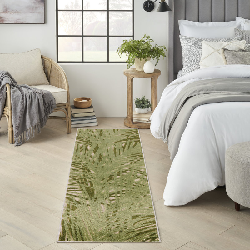 Tapis intérieur / extérieur Brasfield, Tapis de couloir 2 pi 3 po x 8 pi