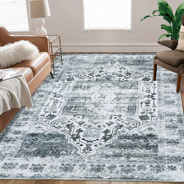 Muratbek Washable Oriental Indoor Rug