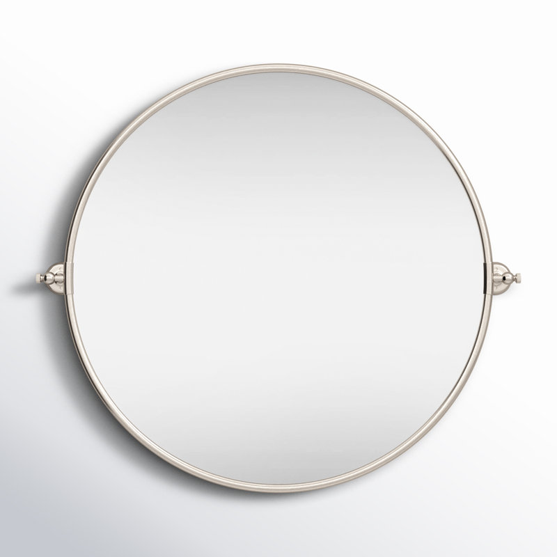Dara Metal Mirror, 32" H x 35" W x 4" D, Iron