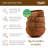 4 Piece Raw Coconut Dining Bowl Set