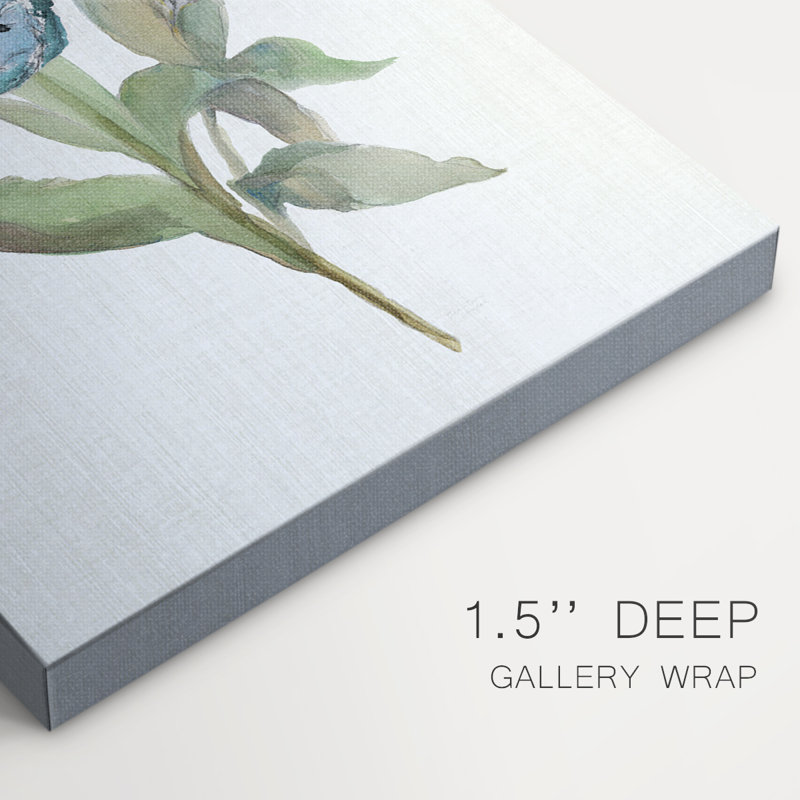 Toile tendue bleue I-Premium Gallery - prête à être accrochée, H 12 po x l 16 po
