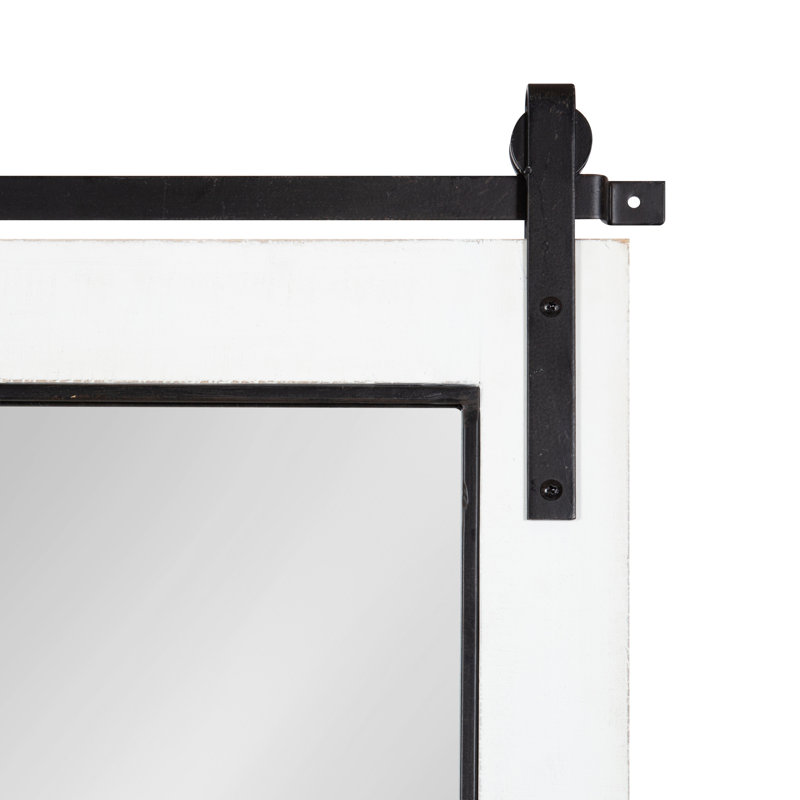 Miroir décoratif Enora, Blanc, 37 po x 22 po