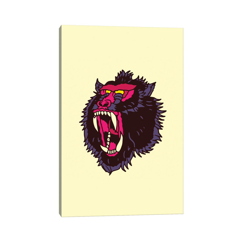 Mandrill by Nick Cocozza - Gallery-Wrapped Canvas Giclée on Canvas, 66.04 cm H x 45.72 cm W x 3.175 cm D, Wrapped Canvas