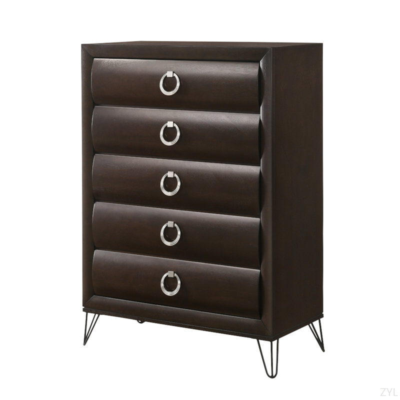 Commode finition merlot foncé
