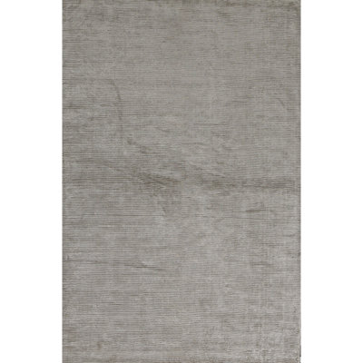 Tapis beige noué à la main de haute qualité