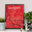 Guangzhou City Map - No Frame Print-1681201621