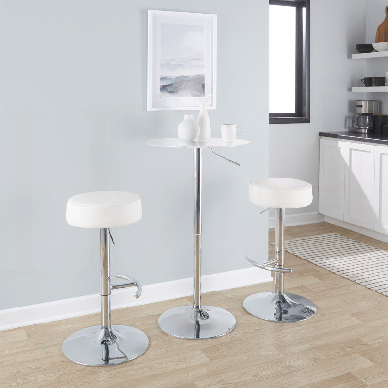 Table de bar réglable Clear, Clear