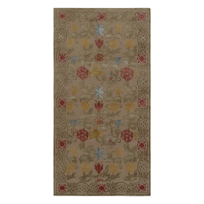Hand Woven Wool Area Rug, Rectangle 3' x 6'
