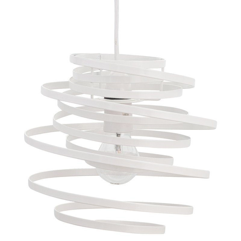 25 cm H Novelty Pendant Shade ( Uno ), White