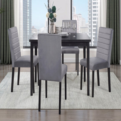 Modern Casual Dining Table Solid Wood