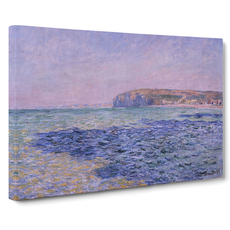The Cliffs At Pourville by Claude Monet - Wrapped Canvas, 40cm H x 60cm W x 3cm D