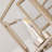 4-light Lantern Geometric Minimalist Marco Pendant Lamp or Semi Flush Mount-1667487331