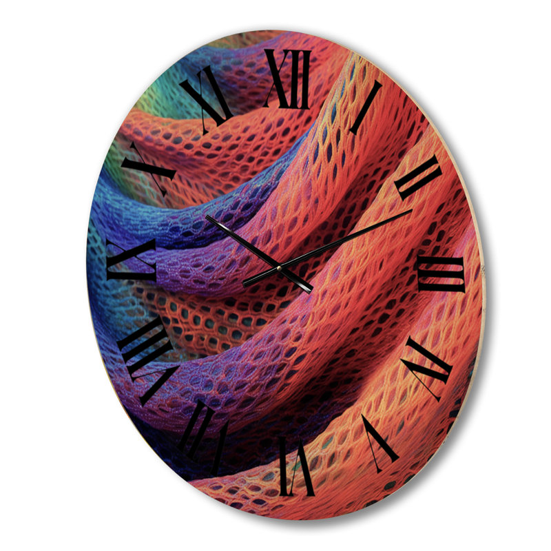 Horloge murale en bois massif Amoncourt, Moyenne