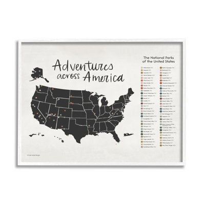 Carte «Adventures Across America» par Lady Louise Designs - impression