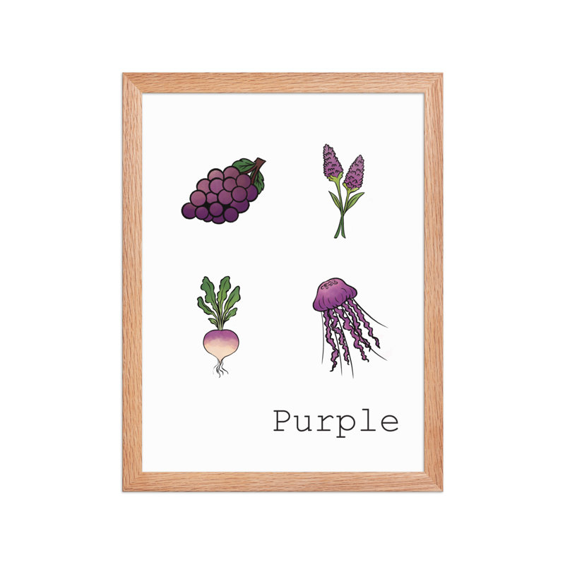 Purple | Framed Poster