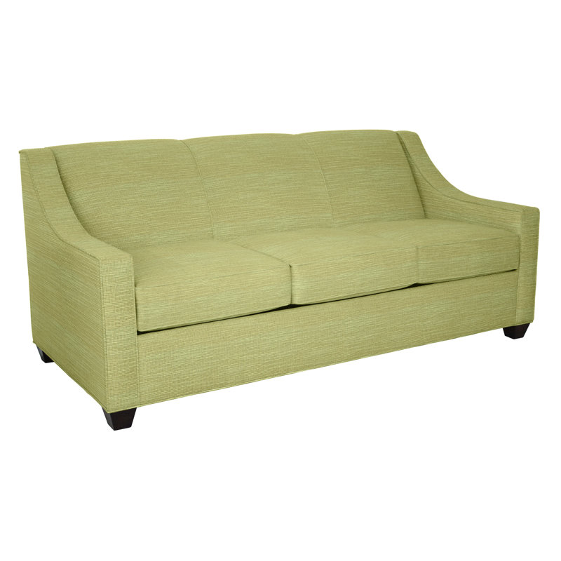 Phillips Square Arm Sofa with Reversible Cushions, Cafelle, Archetype Admiral, 34.5" H x 76" W x 36" D