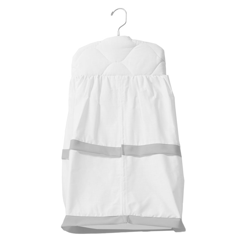 Rangement pour lit de bébé Dvorak, Gris