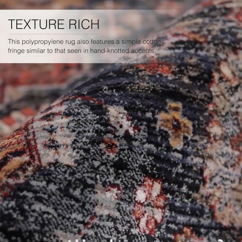 Miko Soft Power-Loomed Oriental Area Rug with Distressed Medallion by Jaipur Living