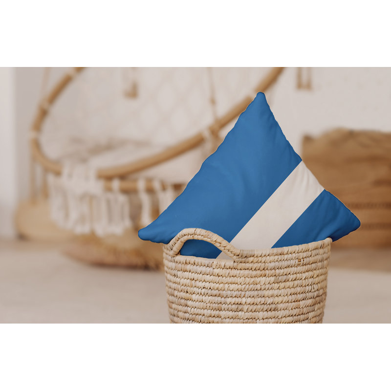  Housse et insert de coussin extérieur d'extérieur, Azure, 16 po x 16 po