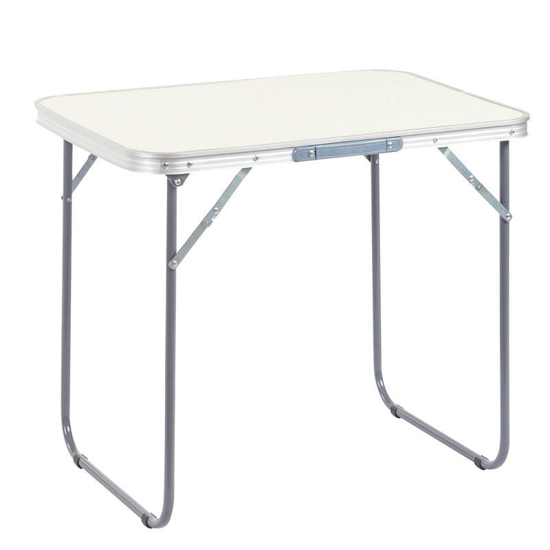 Table de camping pliante en aluminium