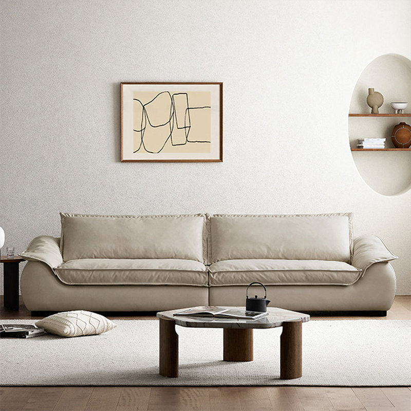 Coussin gris modulaire 100% polyester, 3