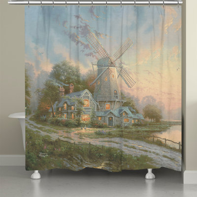 Thomas Kinkade The Wind of the Spirit Shower Curtain