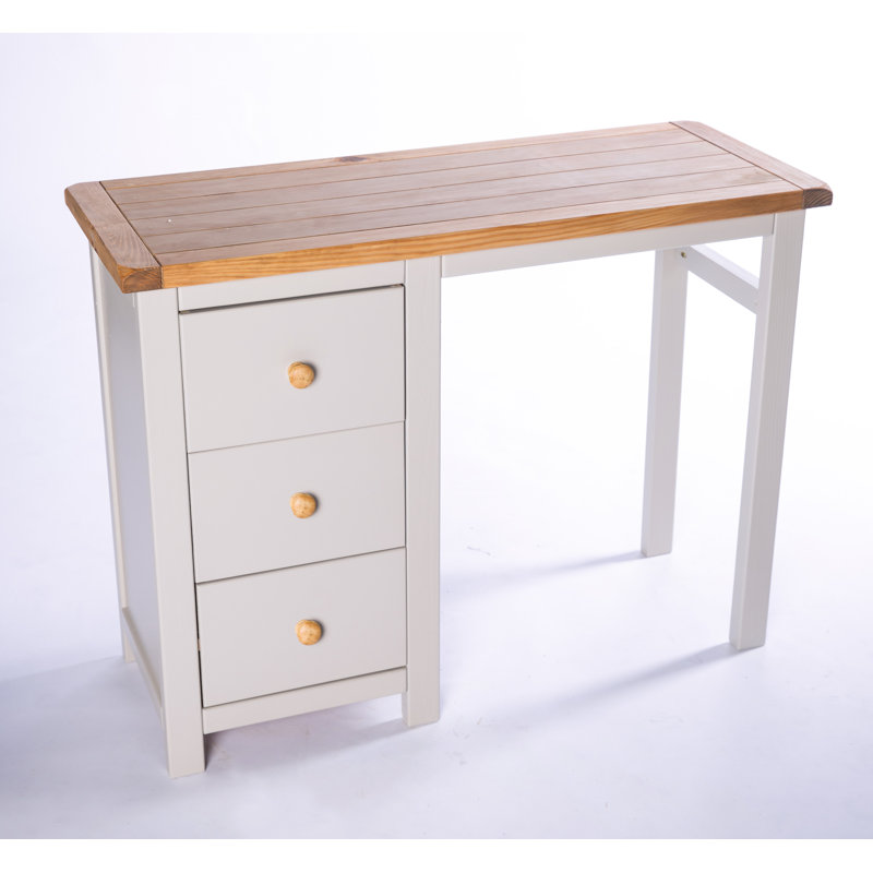 Espinal Writing Desk, Wood Knob