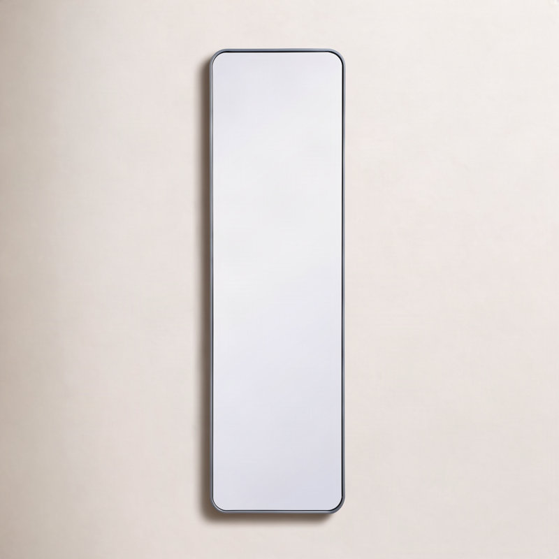 Miroir mural Sabine, 60 po x 18 po, Argent