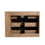 Armoire de salle de bain 30 pouces avec lavabo et tablette latérale. Mécanisme de fermeture en douceur. Meuble-lavabo mural imitation contreplaqué à finition chêne 30 po - tiroir et boîte