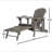 Foldable Acacia Wood Adirondack Chair – Traditional Slats, Rustic Outdoor Design, Wide Armrests-1453462583