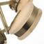 Kelly Wearstler Melange 25" Multi-Positional Semi-Flush Chandelier in Bronze with Alabaster-1683909970