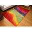 Tapis vert / rouge tissé à la machine Witsham-937881742