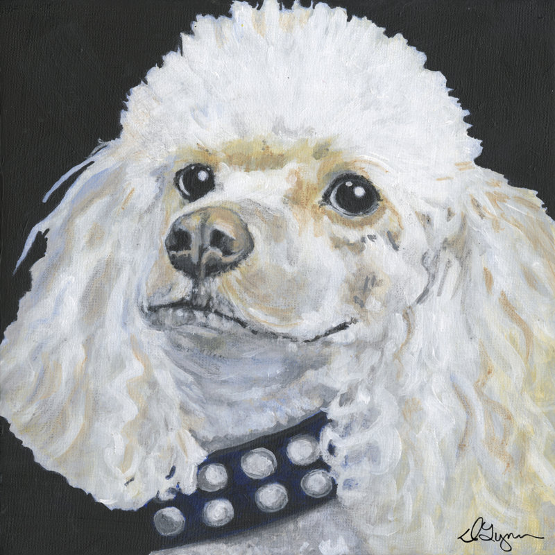 Dlynn's Dogs Harley by Dlynn Roll - Wrapped Canvas Painting, 76cm H x 76cm W