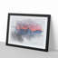 Mountain Ridge Sunset in Abstract - Picture Frame Graphic Art Print-55731358-55731359