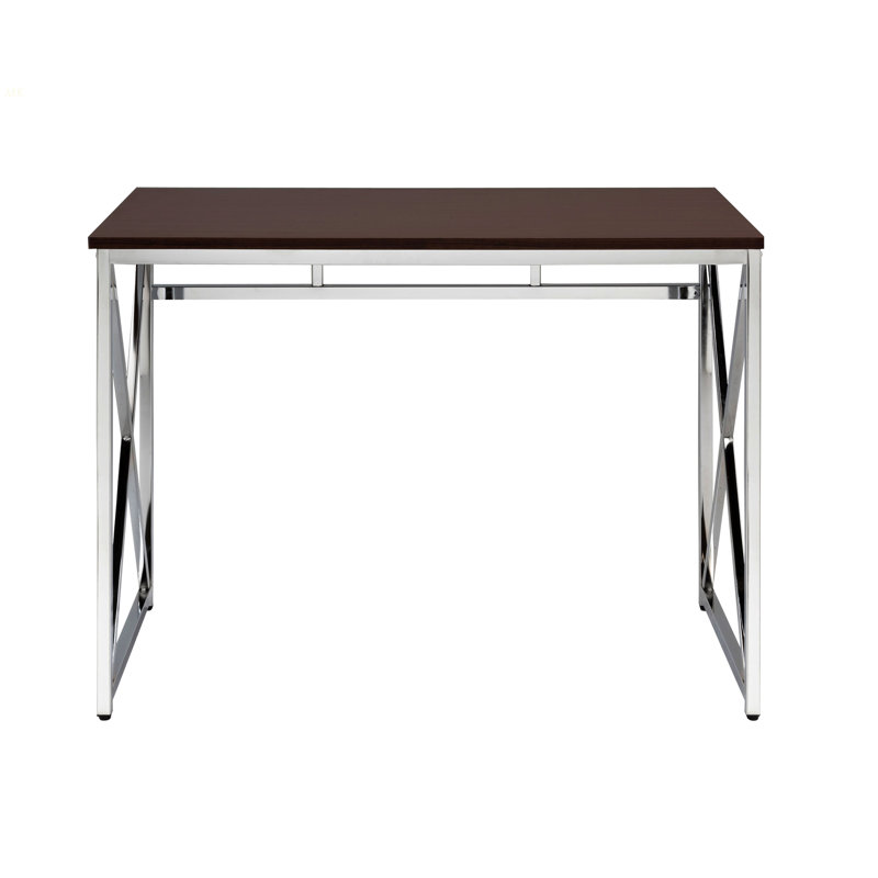 Bureau en MDF Madison / chrome Madison