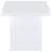 White High Gloss End Table
