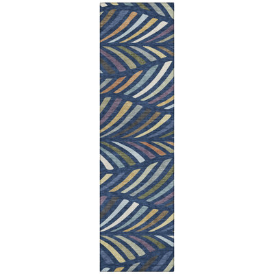 Machine Washable Indoor/Outdoor Chantille ACN2475 Mid-Century Modern Rug