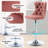 360°Swivel Bar Stools with Sliver Base-245266676