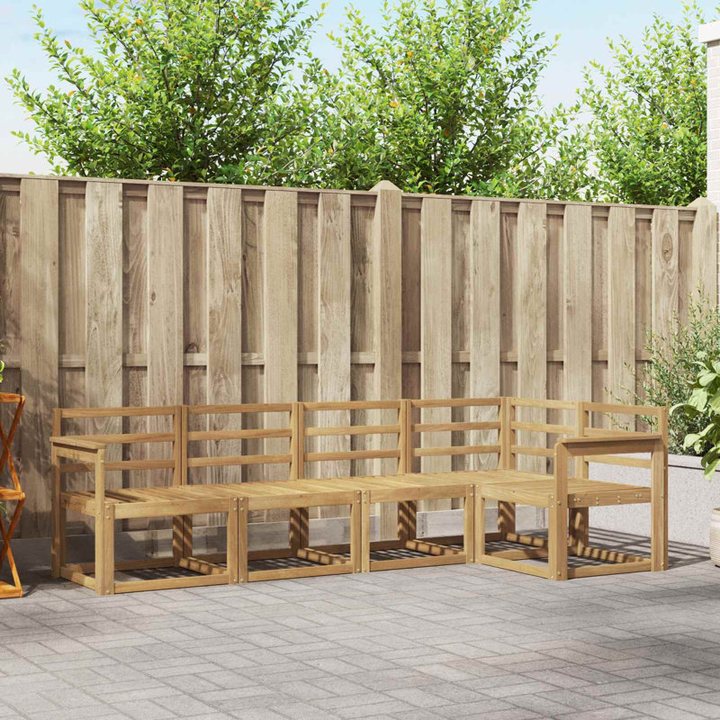 306cm Wide Patio Sofa, 5