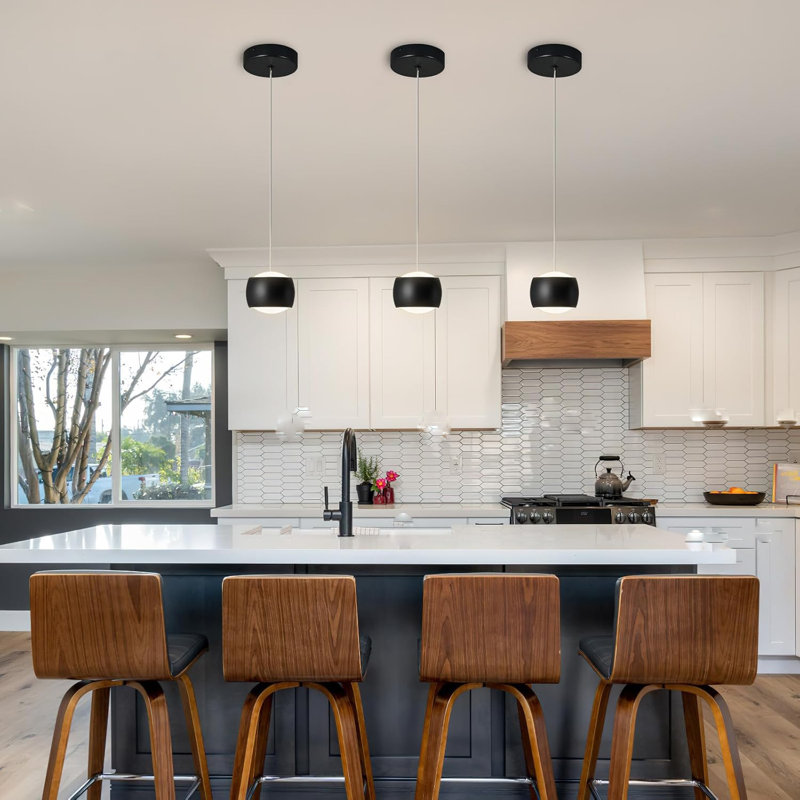 Mini Island Pendant Light, Black