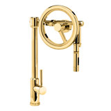 Endeavor Wheel Pulldown Faucet - Toggle Sprayer