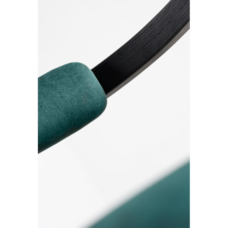 Ellis Dining Chair, Green, Black