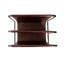Porte-revues double en cuir Arlo