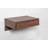 Solid Walnut Hardwood Floating Nightstand With Drawer | Bedside Table Floating Shelf For Bedroom