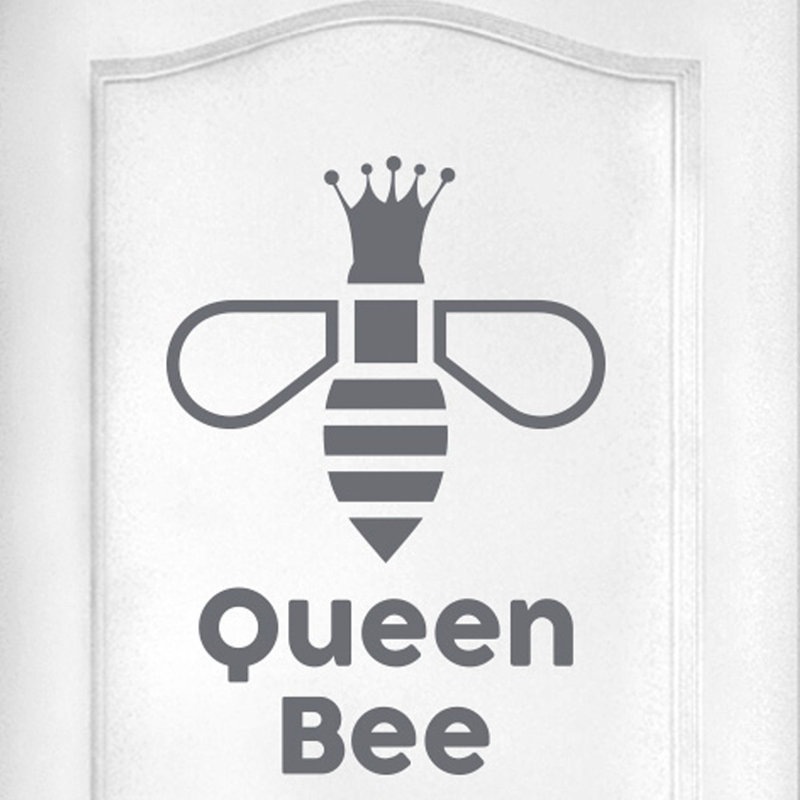 Insects Wall Decal, Grey