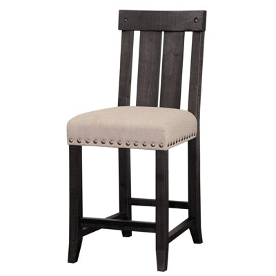 Kilby Upholstered Counter Stool with Solid Wood Frame